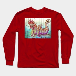 Fat Tiger Shark, Early Morning Long Sleeve T-Shirt